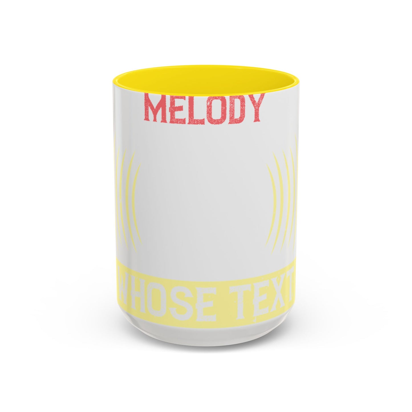 Music is the melody whose text is the world-01 — Accent Mug 11/15oz