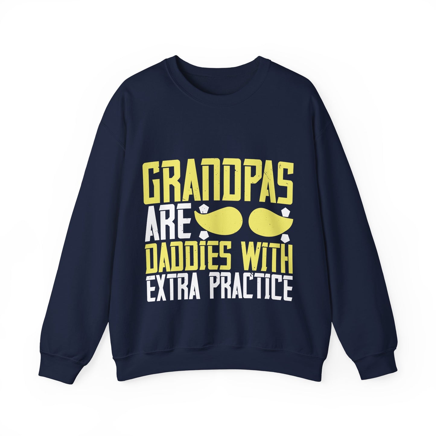 Grandpas are daddies with extra practice-02 — Unisex Heavy Blend Crewneck (G18000)