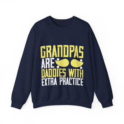 Grandpas are daddies with extra practice-02 — Unisex Heavy Blend Crewneck (G18000)