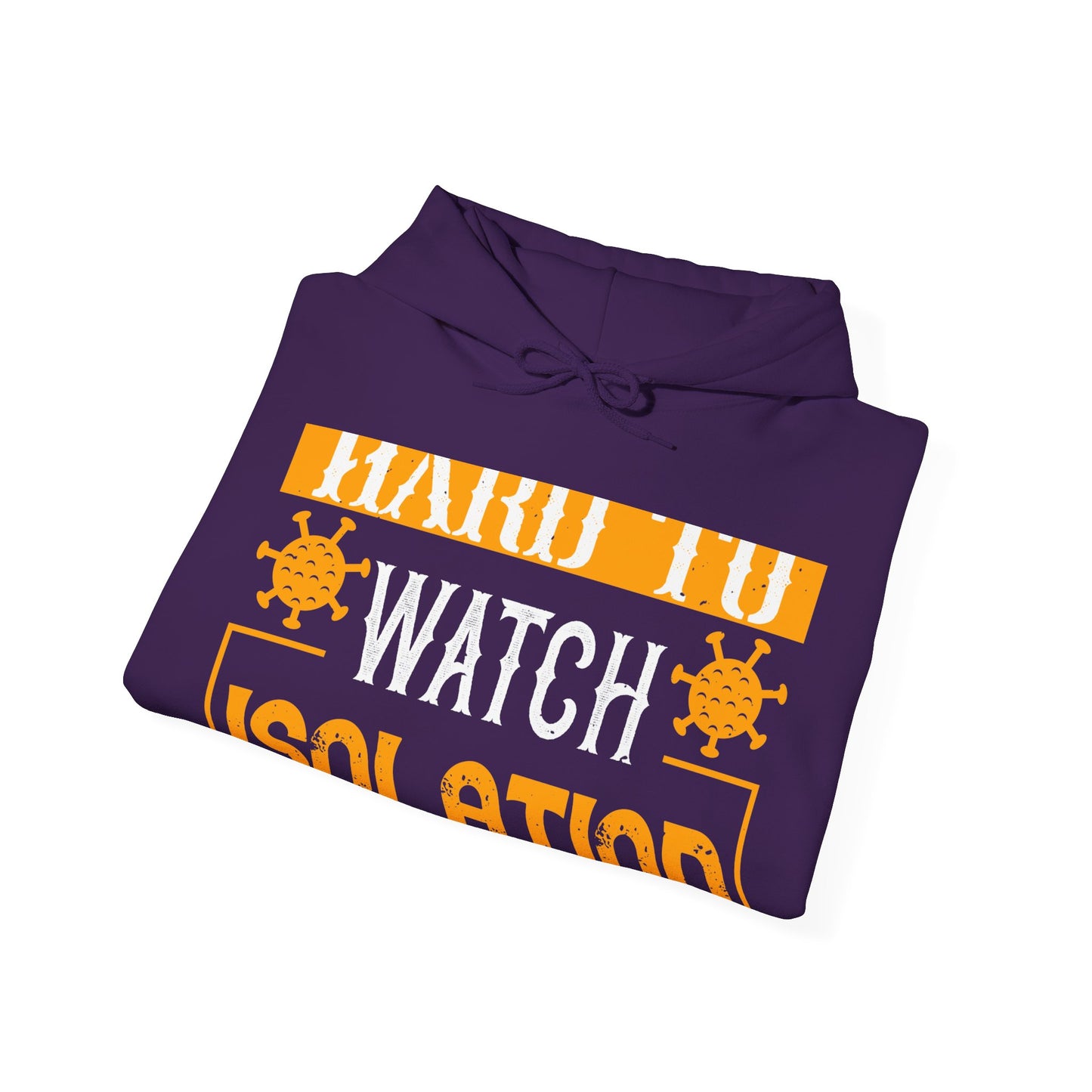 It's just hard to watch isolation basketball-01 — Unisex Heavy Blend Hoodie (G18500)