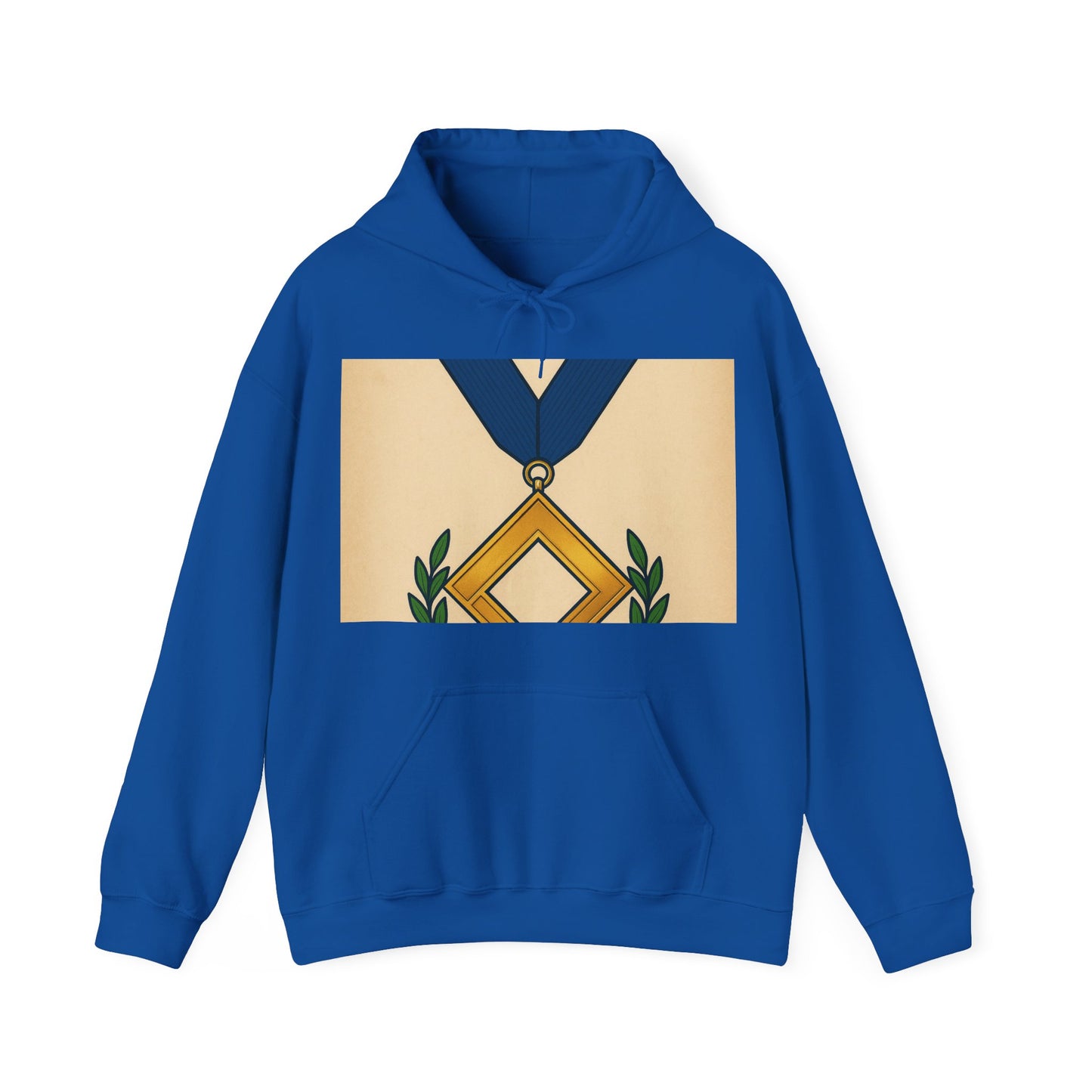 Worshipful master jewel Square — Unisex Heavy Blend Hoodie (G18500)