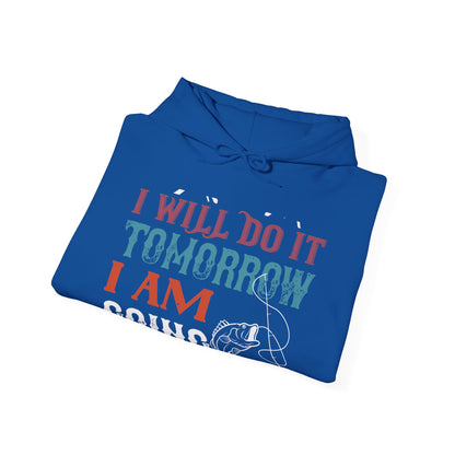 I WILL DO IT TOMORROW-01 — Unisex Heavy Blend Hoodie (G18500)