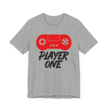 Player One T-shirt, Player Tshirt, Gaming Shirt, Gameboy Unisex Shirt, Game Lover Crewneck Shirt, Short Sleeve Tee, Gift for Him