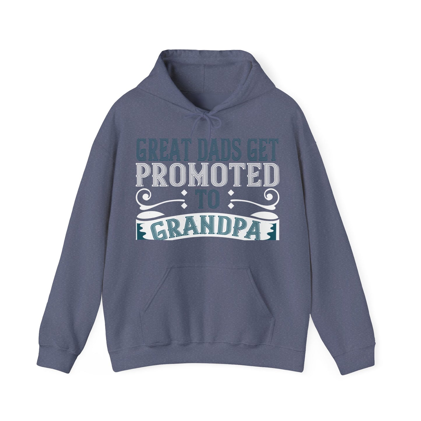 Great dads get promoted to grandpa-2 — Unisex Heavy Blend Hoodie (G18500)