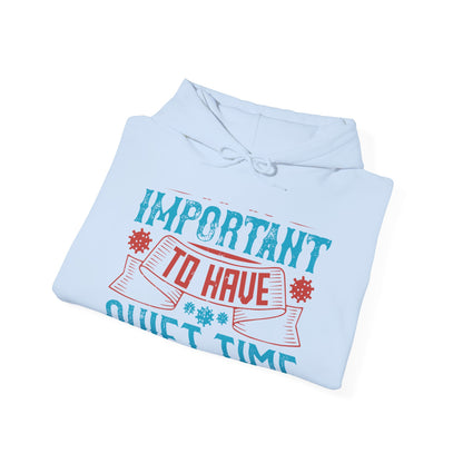 It's important to have quiet time and isolation-01 — Unisex Heavy Blend Hoodie (G18500)
