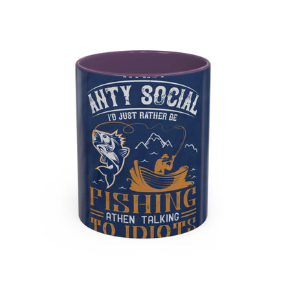 im not ANTY SOCIAL — Accent Mug 11/15oz