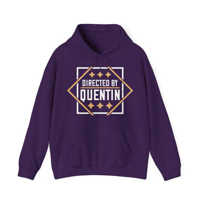 written and directed by quentin quarantine-01 — Unisex Heavy Blend Hoodie (G18500)