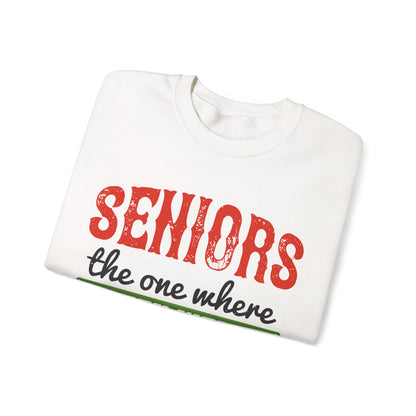 seniors the one where they were quarantined 2020-01 — Unisex Heavy Blend Crewneck (G18000)