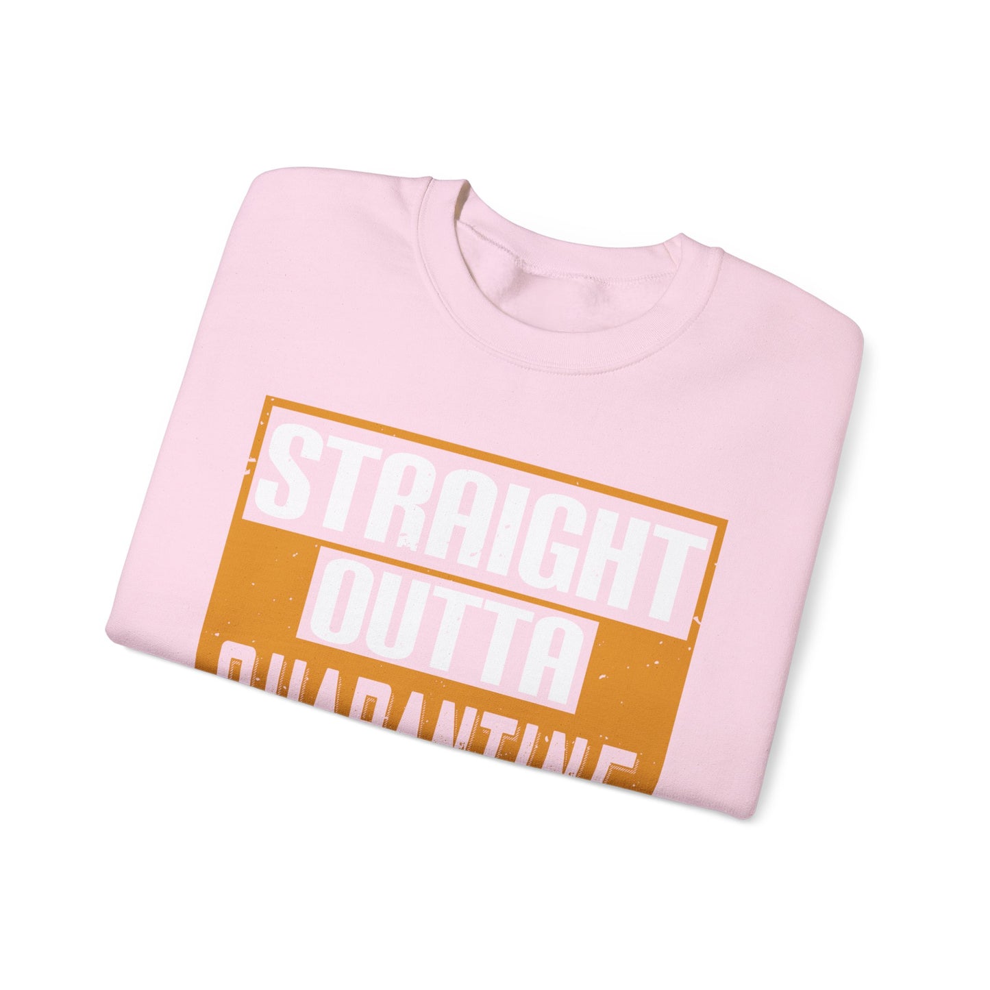 straight outta quarantine class of 2020-01 — Unisex Heavy Blend Crewneck (G18000)