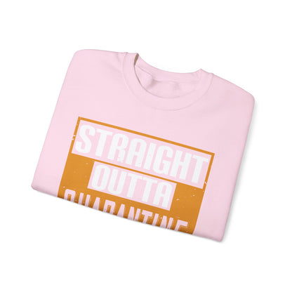 straight outta quarantine class of 2020-01 — Unisex Heavy Blend Crewneck (G18000)