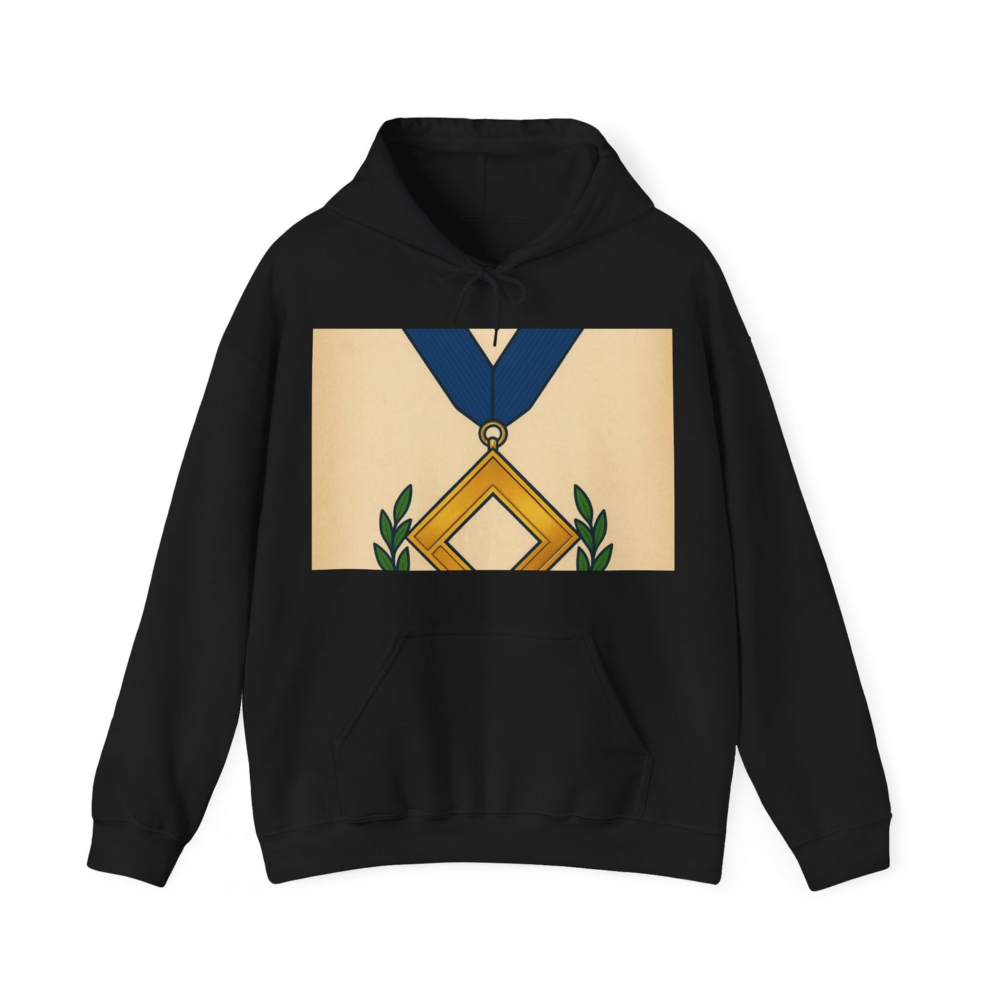 Worshipful master jewel Square — Unisex Heavy Blend Hoodie (G18500)