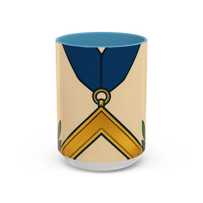 Worshipful master jewel Square — Accent Mug 11/15oz