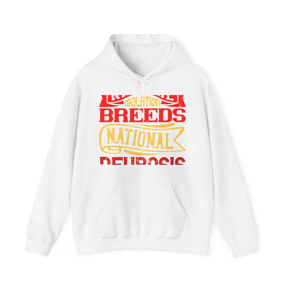 National isolation breeds national neurosis-01 — Unisex Heavy Blend Hoodie (G18500)