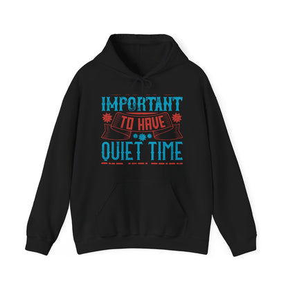 It's important to have quiet time and isolation-01 — Unisex Heavy Blend Hoodie (G18500)