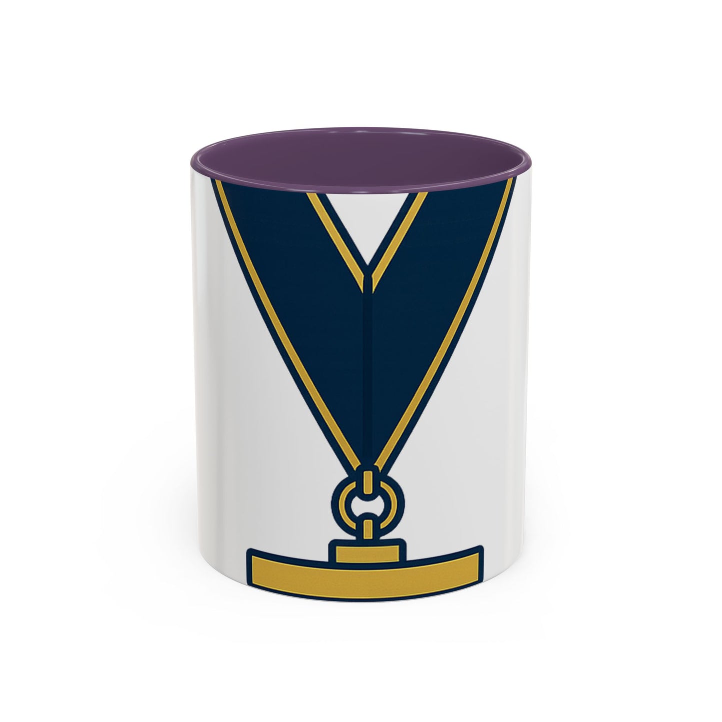 Junior Warden JW-- the plumb — Accent Mug 11/15oz