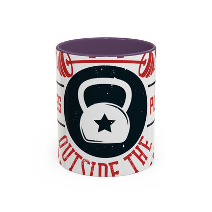 All progress takes place outside the comfort zone-01 — Accent Mug 11/15oz