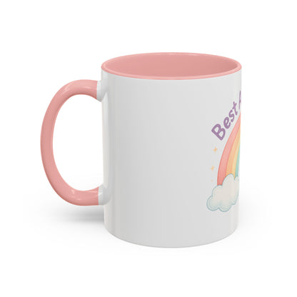 Best Aunt Ever Rainbow Coffee Mug, Gift for Aunts, 11oz, 15oz, Cute Mug, Birthday Gift, Unique Coffee Cup