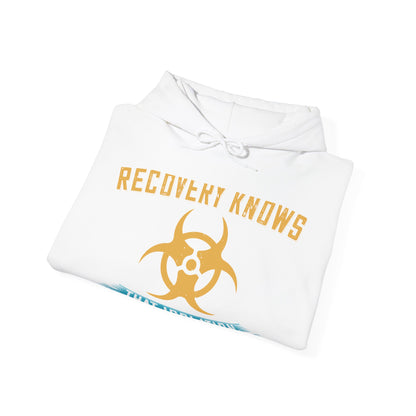 Anyone in recovery knows that isolation is the biggest enemy-01 — Unisex Heavy Blend Hoodie (G18500)