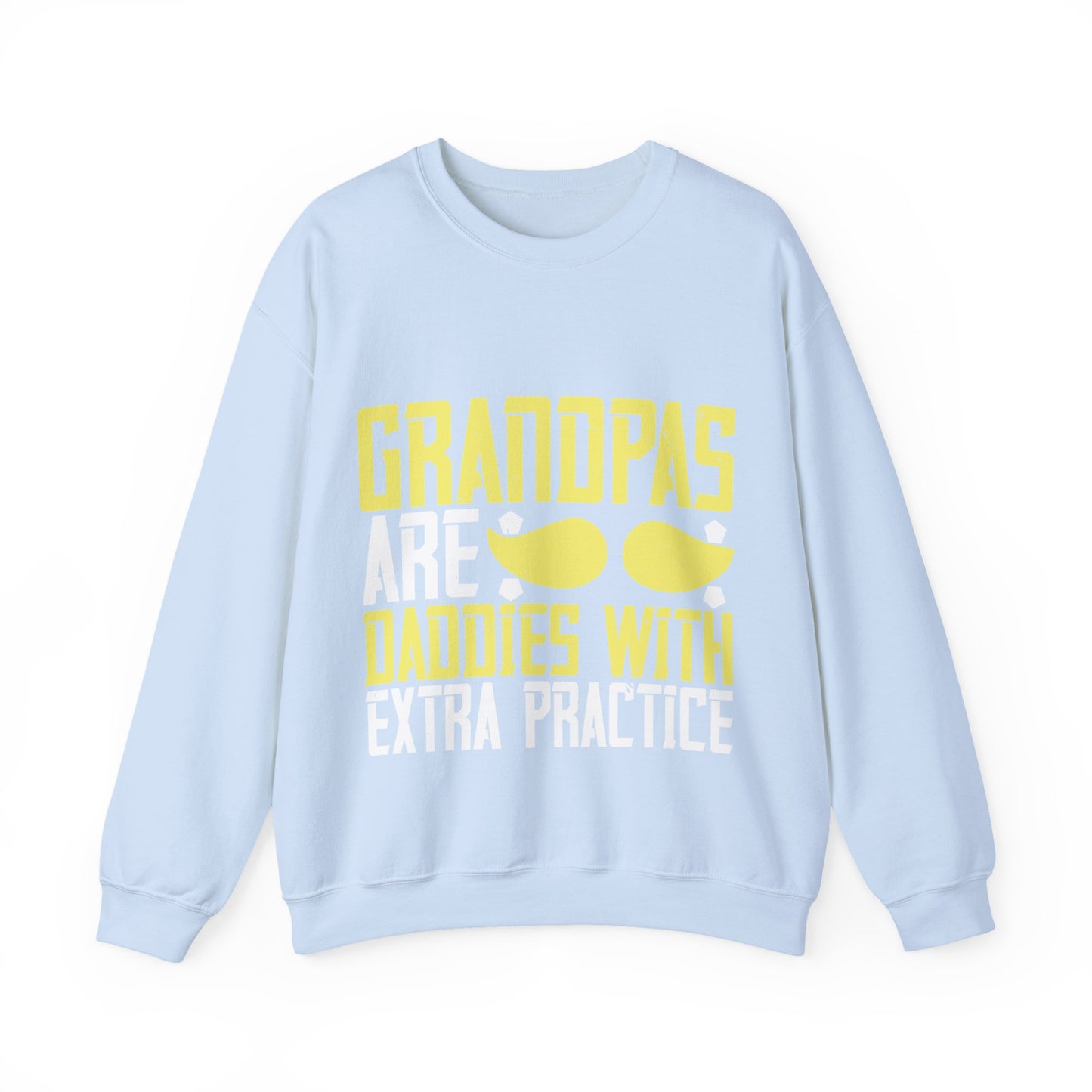 Grandpas are daddies with extra practice-02 — Unisex Heavy Blend Crewneck (G18000)