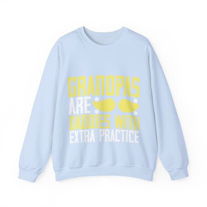 Grandpas are daddies with extra practice-02 — Unisex Heavy Blend Crewneck (G18000)