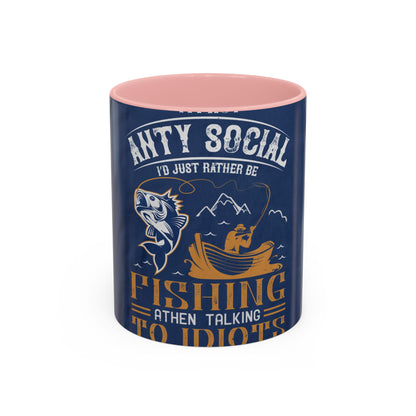 im not ANTY SOCIAL — Accent Mug 11/15oz