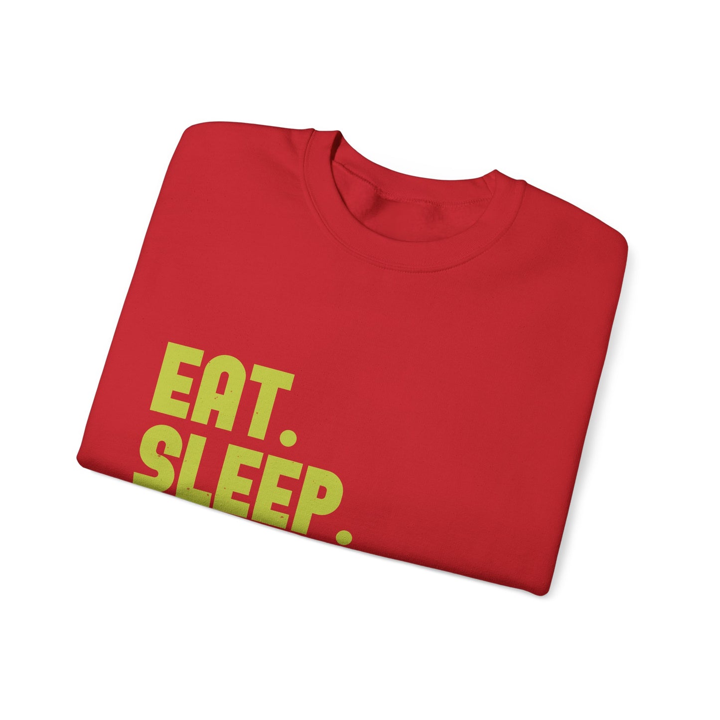 eat sleep quarantine repeat-01 — Unisex Heavy Blend Crewneck (G18000)