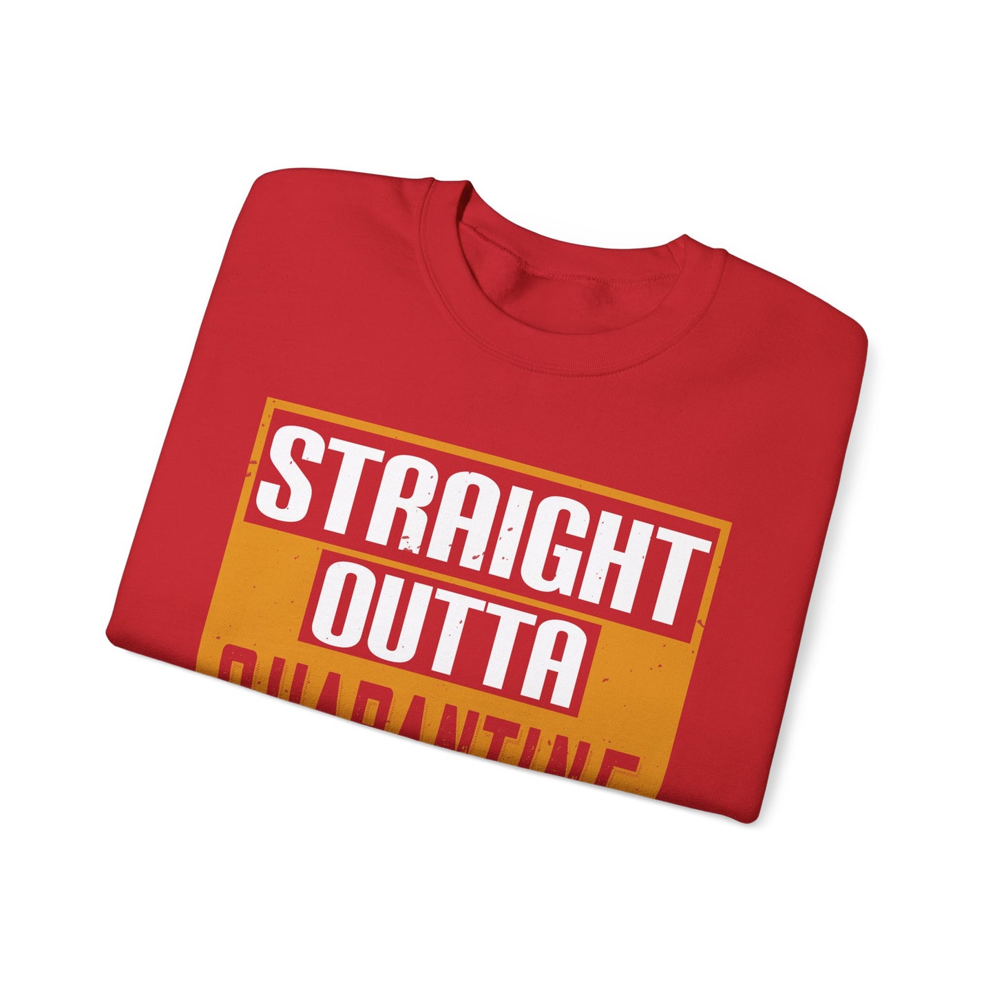 straight outta quarantine class of 2020-01 — Unisex Heavy Blend Crewneck (G18000)