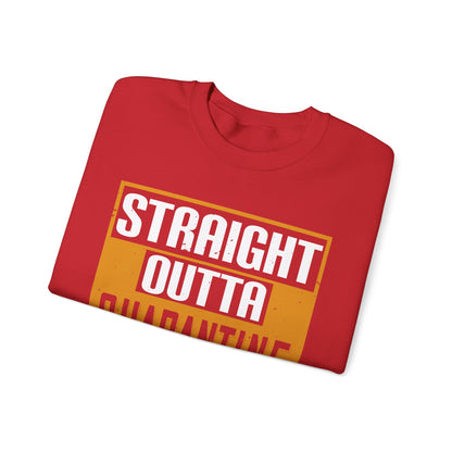 straight outta quarantine class of 2020-01 — Unisex Heavy Blend Crewneck (G18000)