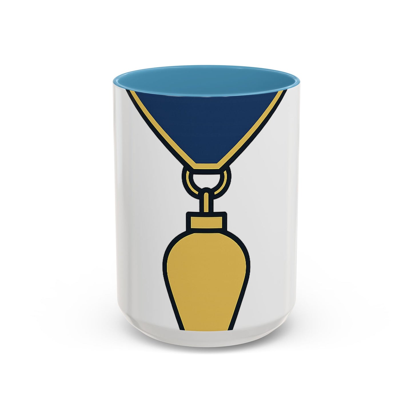 Junior Warden -JW - white bg — Accent Mug 11/15oz