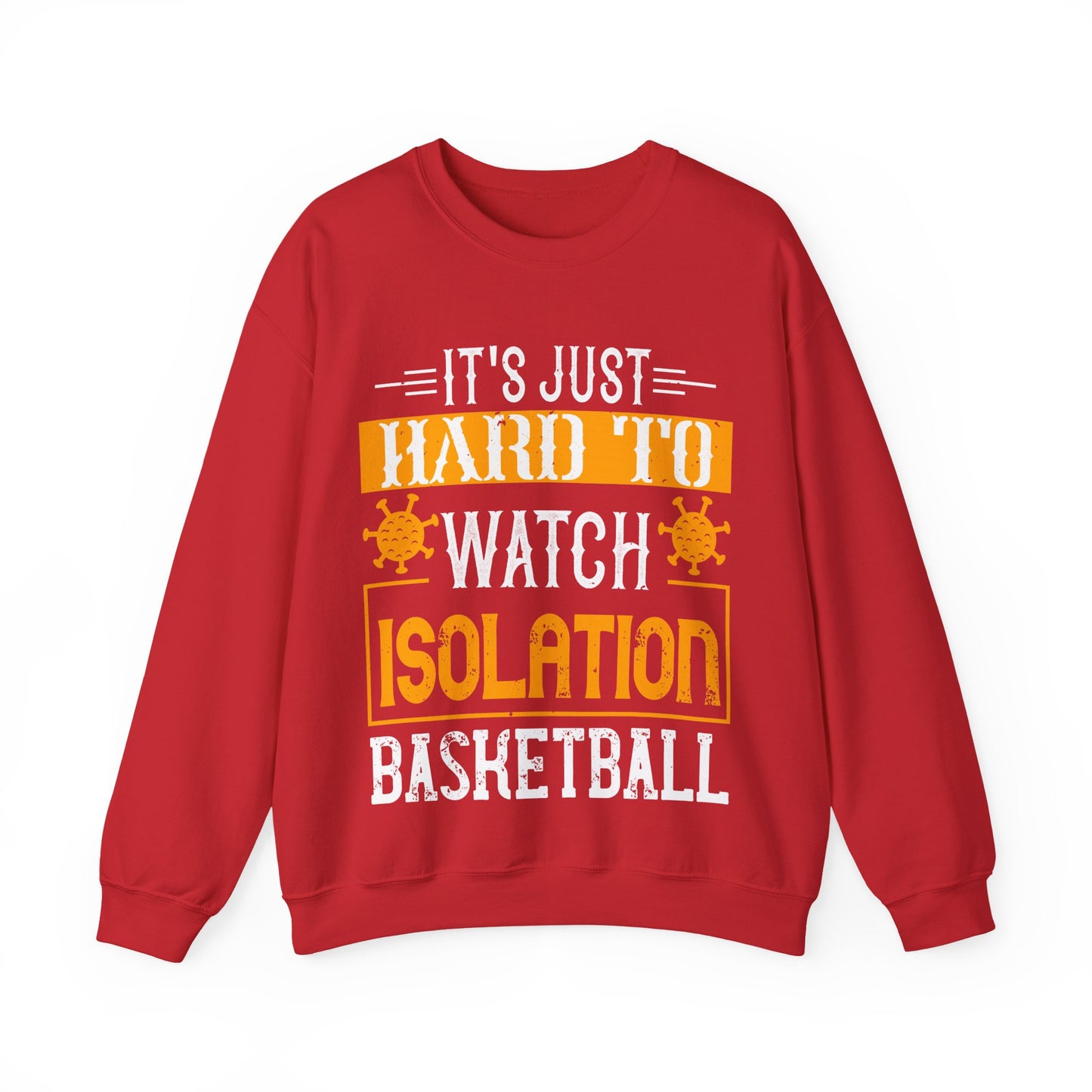 It's just hard to watch isolation basketball-01 — Unisex Heavy Blend Crewneck (G18000)