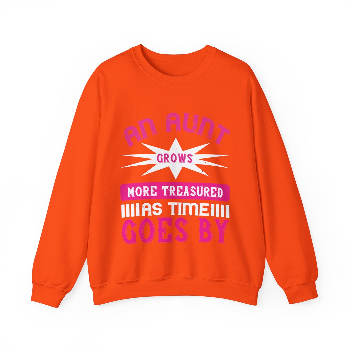An aunt grows more treasured as time goes by-01 — Unisex Heavy Blend Crewneck (G18000)