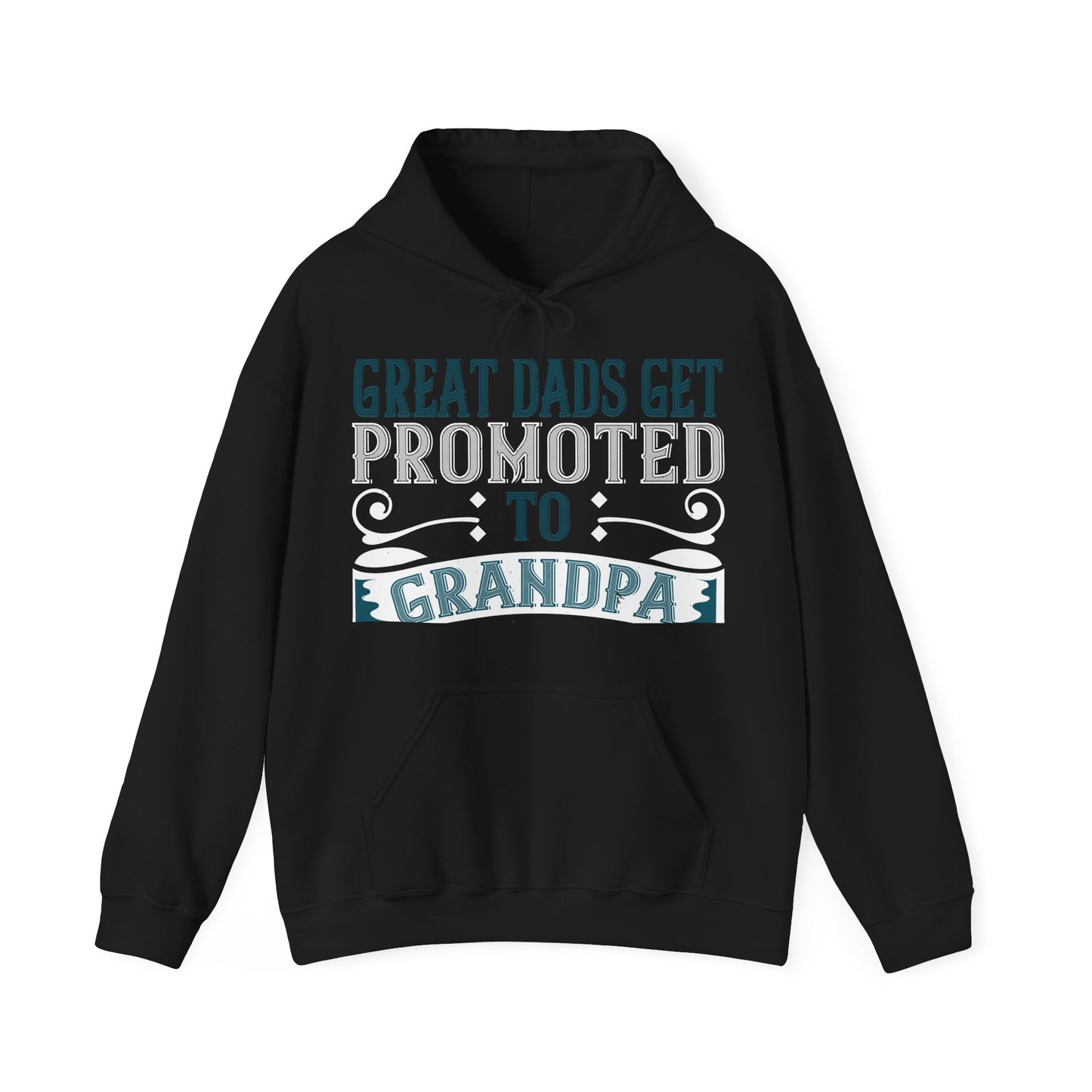 Great dads get promoted to grandpa-2 — Unisex Heavy Blend Hoodie (G18500)