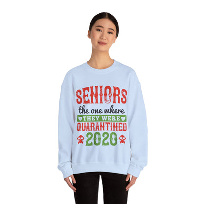 seniors the one where they were quarantined 2020-01 — Unisex Heavy Blend Crewneck (G18000)