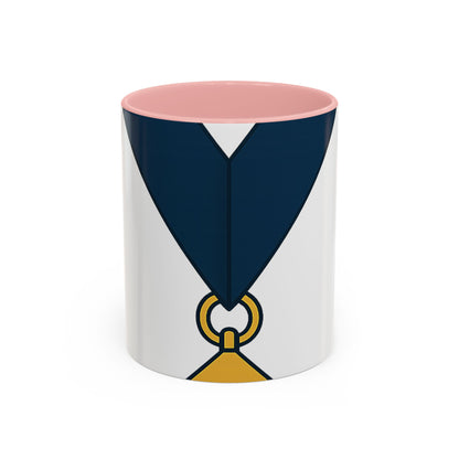 Senior Warden SW  the level — Accent Mug 11/15oz