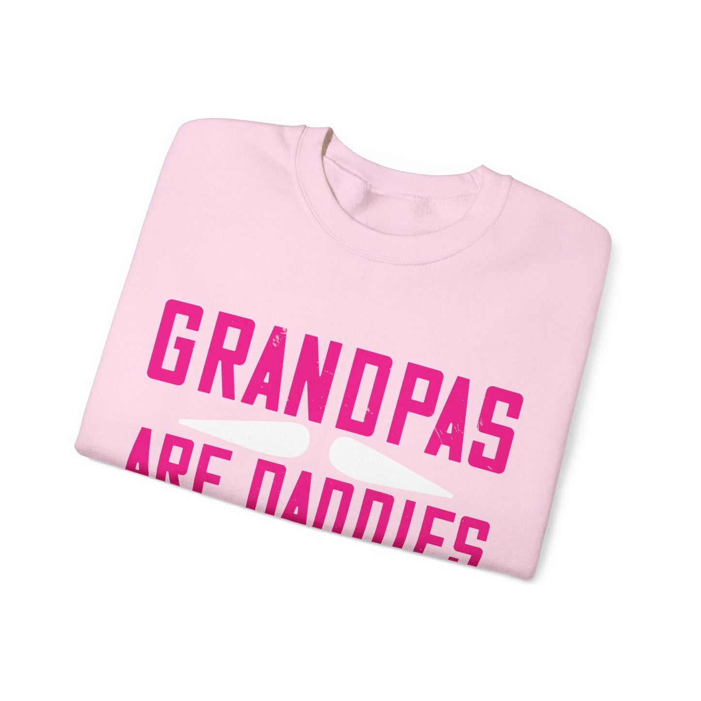 Grandpas are daddies with extra practice-01 — Unisex Heavy Blend Crewneck (G18000)