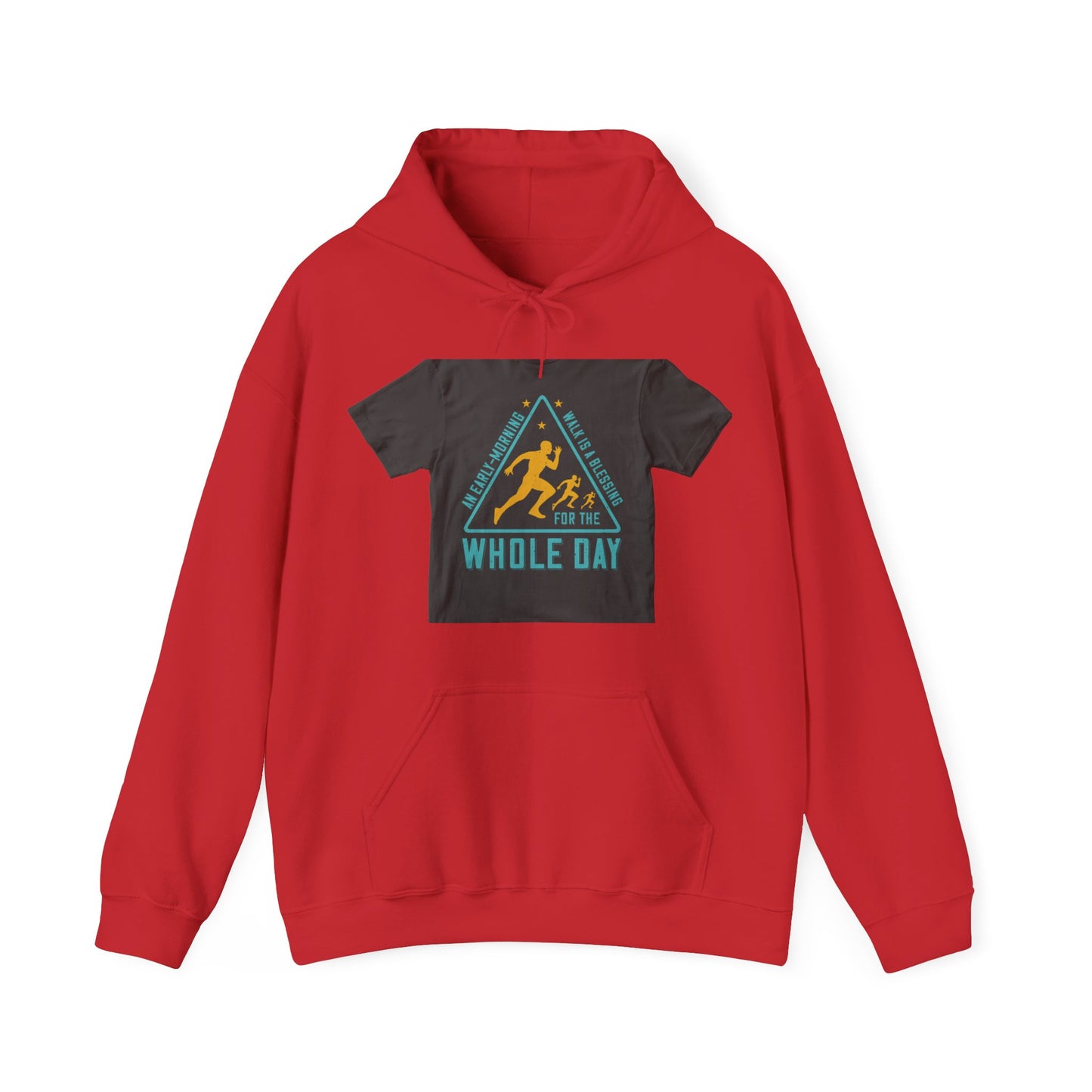 An early-morning walk is a blessing for the whole day-0 — Unisex Heavy Blend Hoodie (G18500)