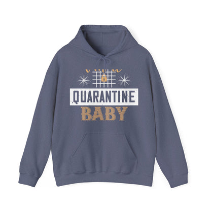 iΓÇÖm quarantine baby-01 — Unisex Heavy Blend Hoodie (G18500)