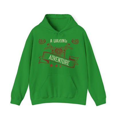 life is either a daring adventure or nothing-01 — Unisex Heavy Blend Hoodie (G18500)