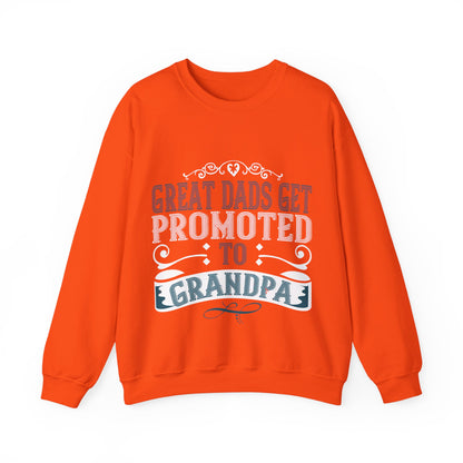Great dads get promoted to grandpa-2 — Unisex Heavy Blend Crewneck (G18000)