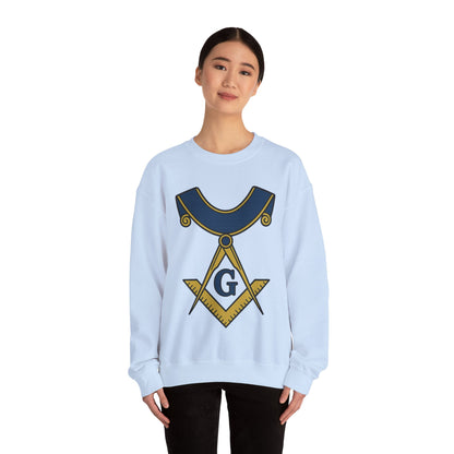 square and compass — Unisex Heavy Blend Crewneck (G18000)