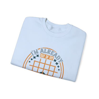 i'm already out of my quarantine snacks-01 — Unisex Heavy Blend Crewneck (G18000)