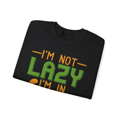 iΓÇÖm not lazy iΓÇÖm in quarantine-01 — Unisex Heavy Blend Crewneck (G18000)