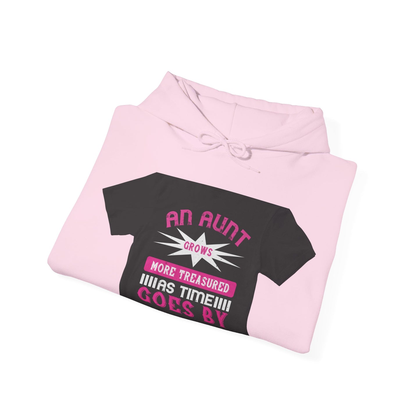 An aunt grows more treasured as time goes by — Unisex Heavy Blend Hoodie (G18500)