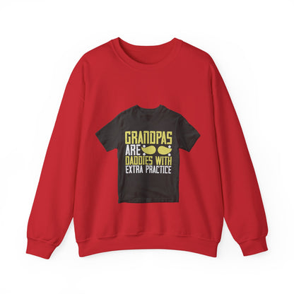 Grandpas are daddies with extra practice-2 — Unisex Heavy Blend Crewneck (G18000)