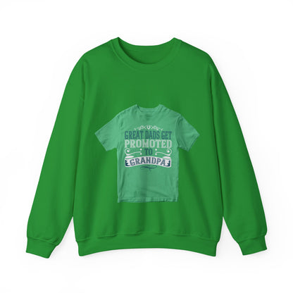 Great dads get promoted to grandpa-02 — Unisex Heavy Blend Crewneck (G18000)