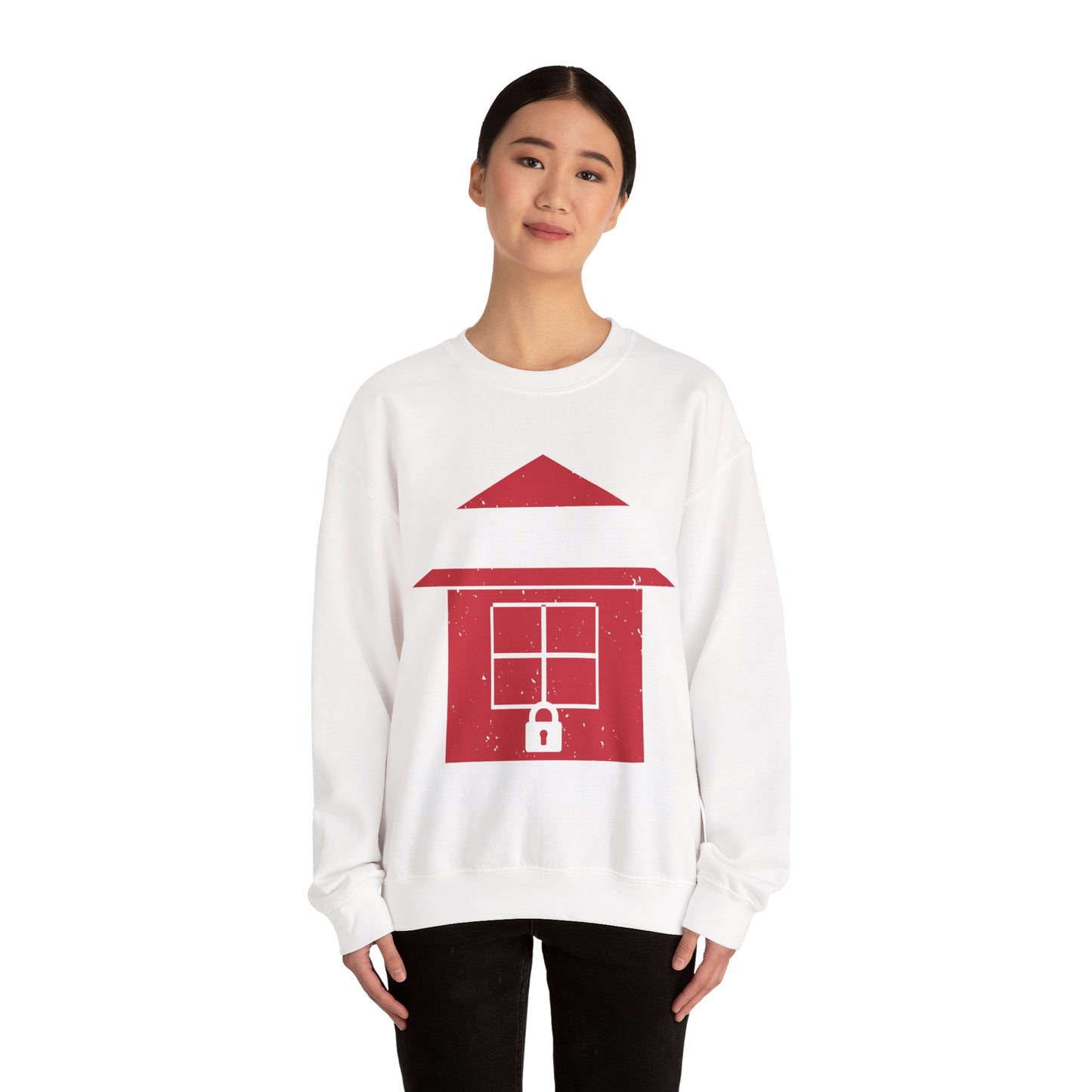 home quarantine-01 — Unisex Heavy Blend Crewneck (G18000)