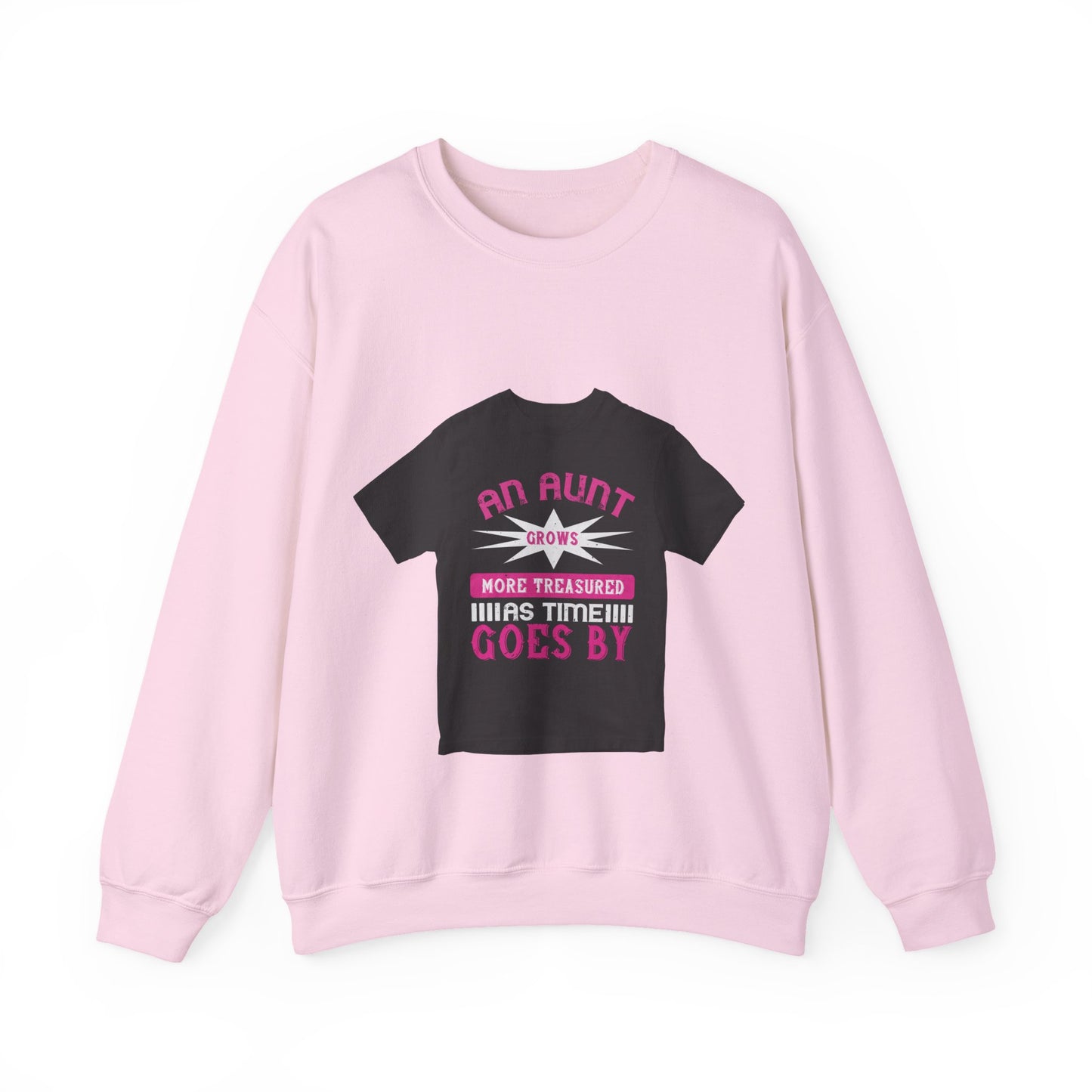 An aunt grows more treasured as time goes by — Unisex Heavy Blend Crewneck (G18000)