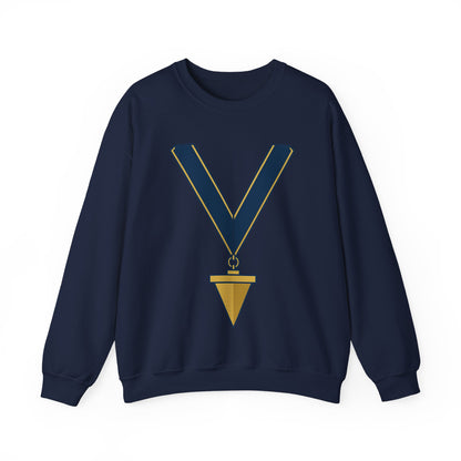 Junior Warden JW-- the plumb — Unisex Heavy Blend Crewneck (G18000)