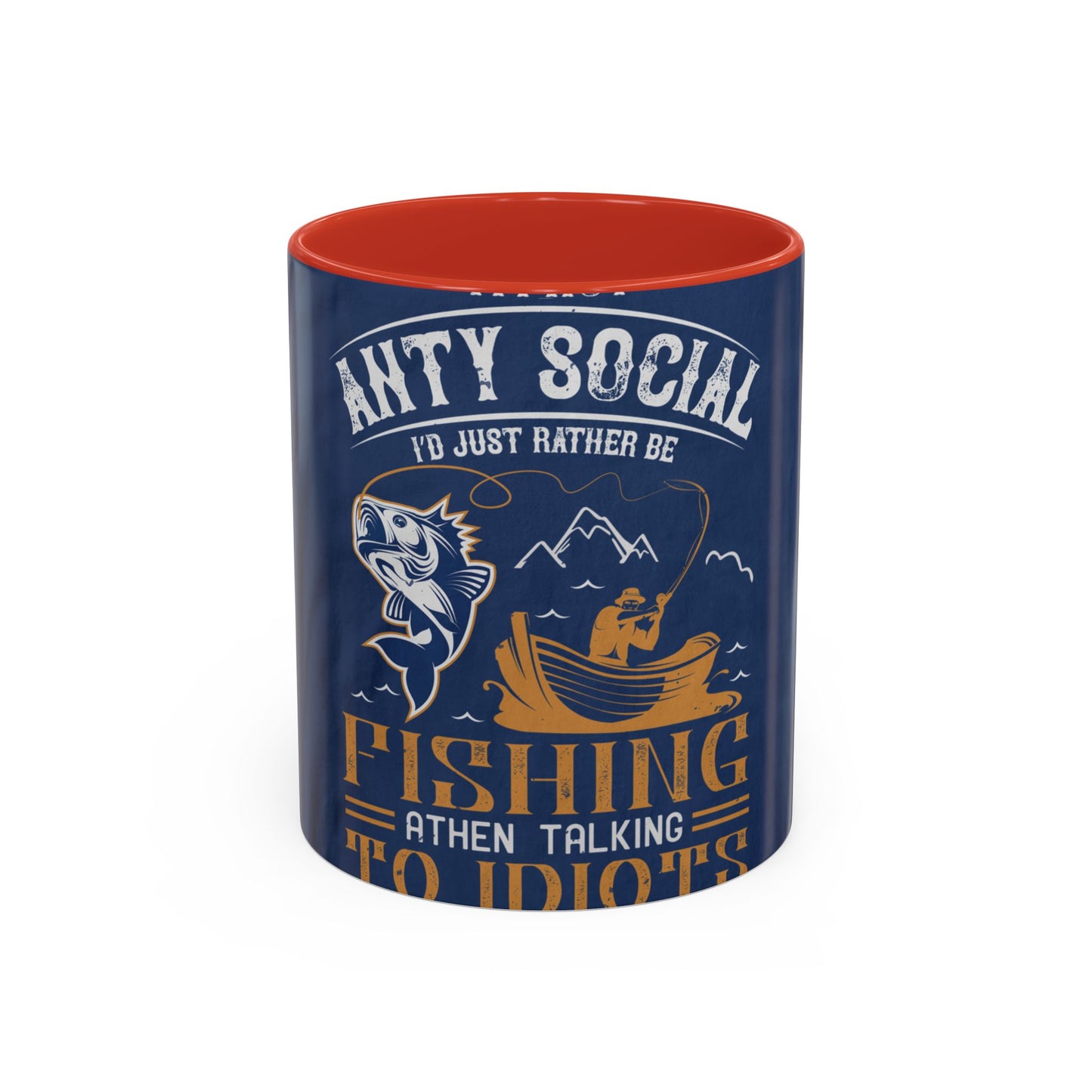 im not ANTY SOCIAL — Accent Mug 11/15oz