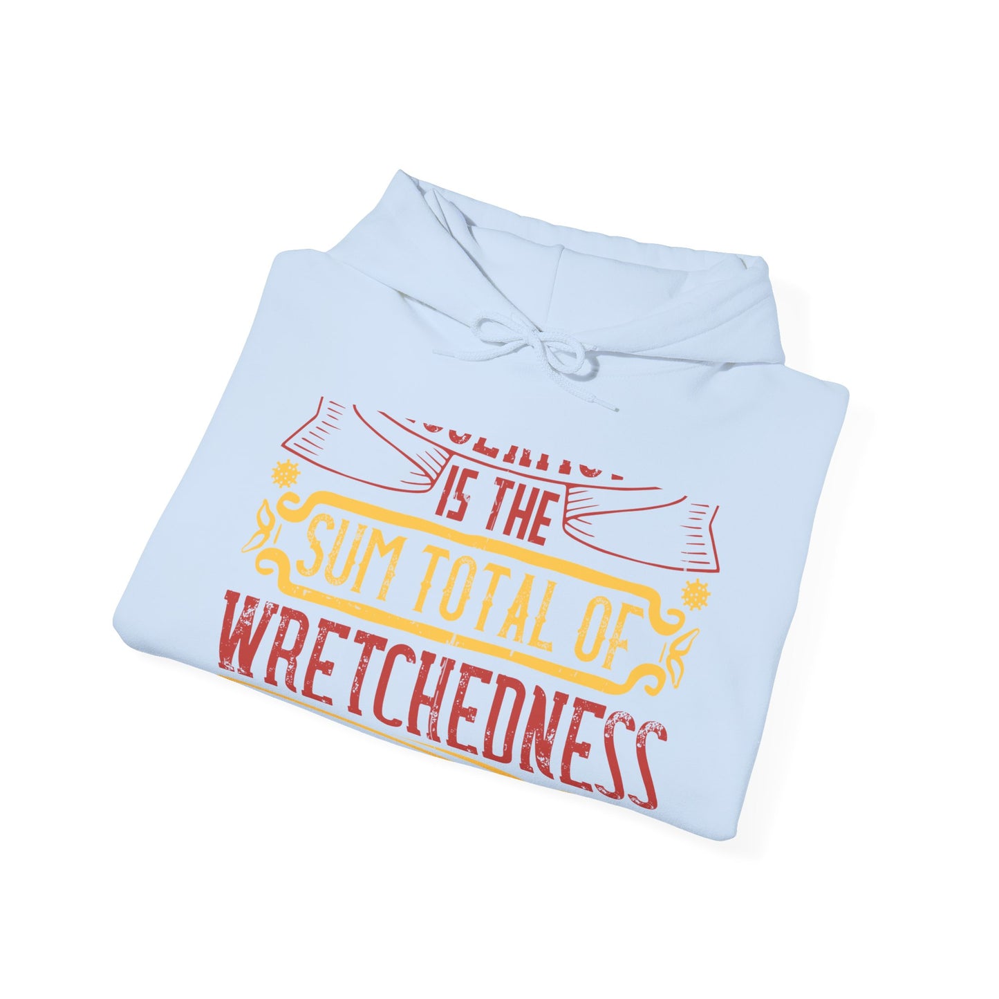 Isolation is the sum total of wretchedness to a man-01 — Unisex Heavy Blend Hoodie (G18500)